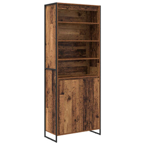 Hoher Altholz Schrank 79x36x200 cm