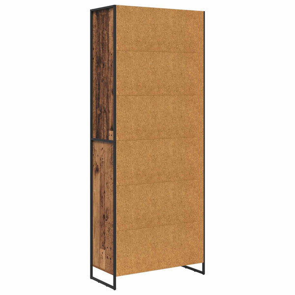 Hoher Altholz Schrank 79x36x200 cm