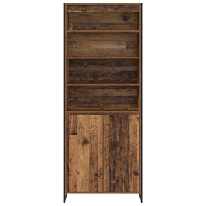 Hoher Altholz Schrank 79x36x200 cm