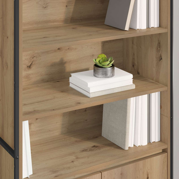 Hoher Schrank Eiche 79x36x200 cm