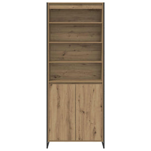 Hoher Schrank Eiche 79x36x200 cm
