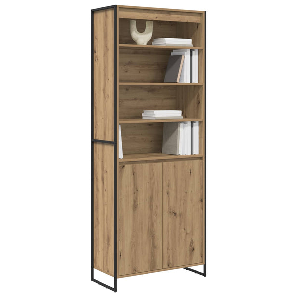 Hoher Schrank Eiche 79x36x200 cm