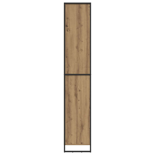 Hoher Schrank Eiche 79x36x200 cm