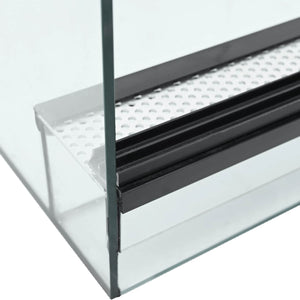 vidaXL Terrarium with Storage Transparent 30 x 30 x 30 cm Glass