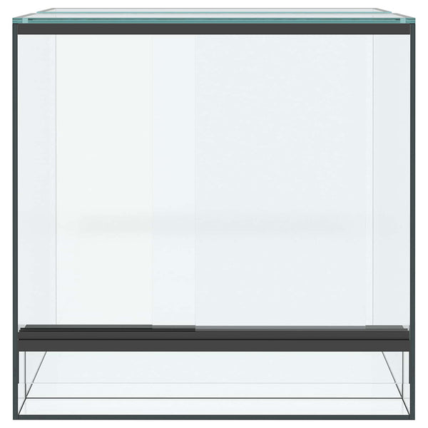 vidaXL Terrarium with Storage Transparent 30 x 30 x 30 cm Glass