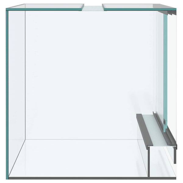 vidaXL Terrarium with Storage Transparent 30 x 30 x 30 cm Glass