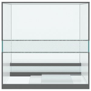 vidaXL Terrarium with Storage Transparent 30 x 30 x 30 cm Glass