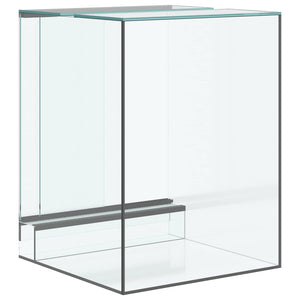 vidaXL Terrarium with Storage Transparent 30 x 30 x 40 cm Glass