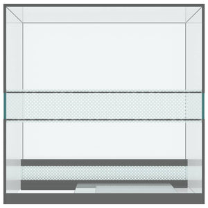vidaXL Terrarium with Storage Transparent 30 x 30 x 40 cm Glass