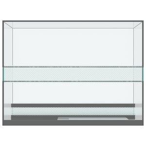 vidaXL Terrarium with Storage Transparent 40 x 30 x 30 cm Glass