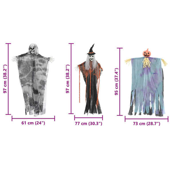 Hängender Halloween Geist, 3er-Set