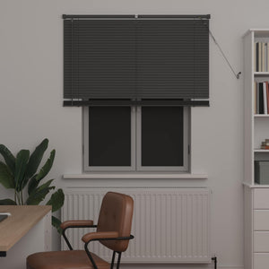 Venetian Jalousie Silber Grau 150x120cm
