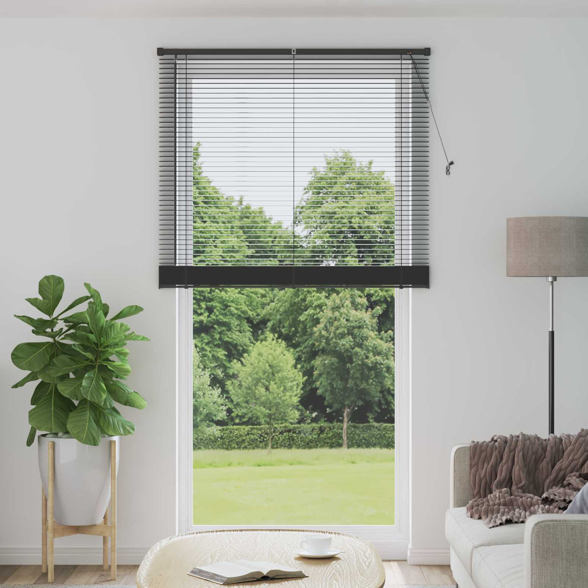 Silber Graue PVC Jalousie 213x110cm