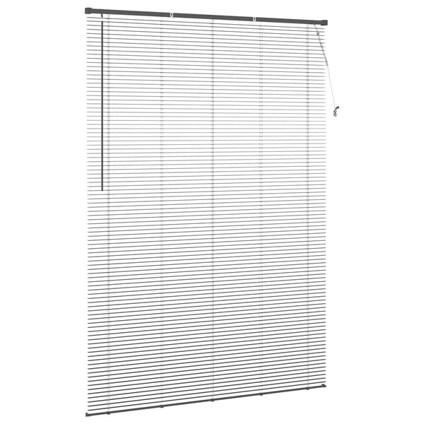 Silber Grau PVC Jalousie 213x150cm