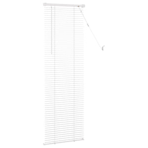 Weiße PVC Jalousie 150 x 60 cm