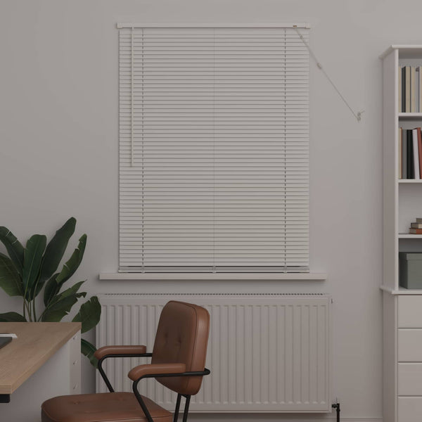 Weiße PVC Jalousie 150 x 100 cm