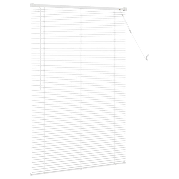 Weiße PVC Jalousie 150 x 100 cm