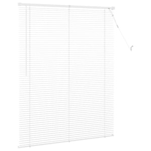 Weiße PVC Jalousie 150 x 120 cm