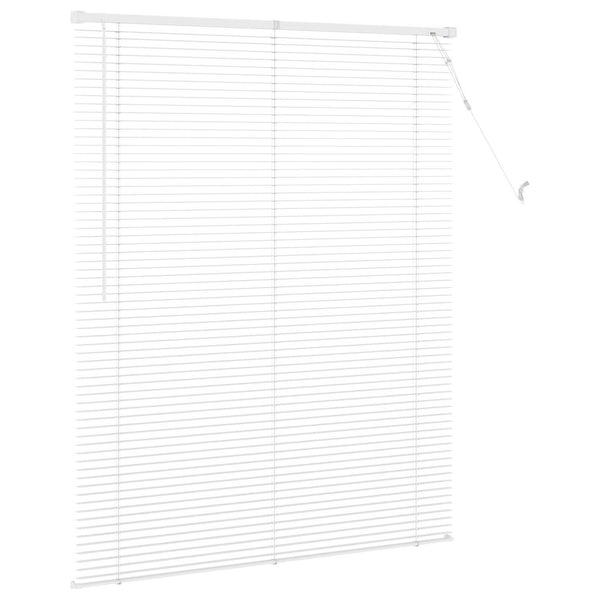 Weiße PVC Jalousie 150 x 120 cm