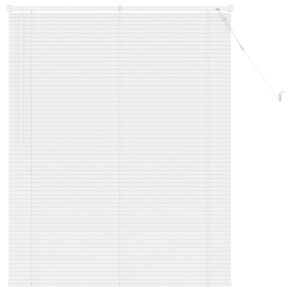 Weiße PVC Jalousie 150 x 120 cm