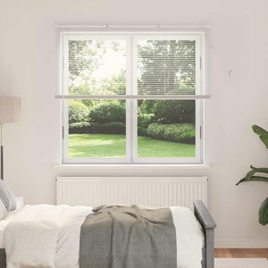 Weiße PVC Jalousie 150 x 130 cm