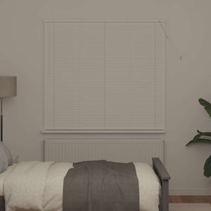Weiße PVC Jalousie 150 x 130 cm