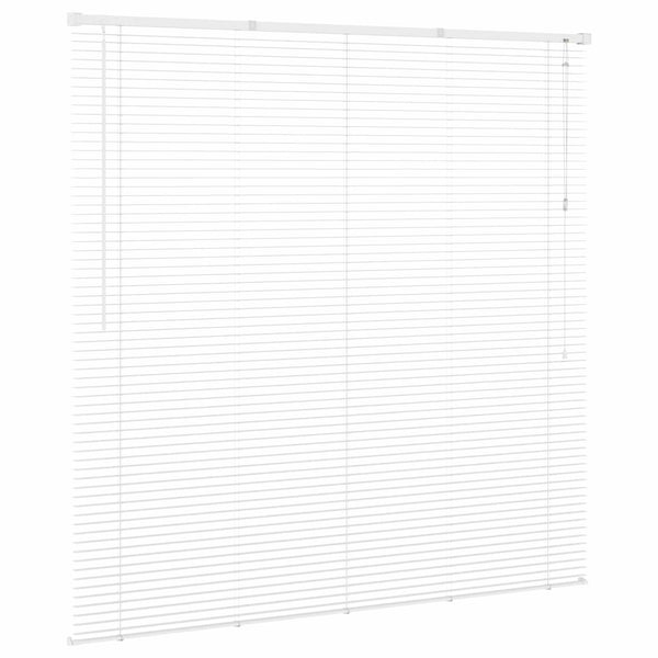 Weiße PVC Jalousie 150 x 130 cm