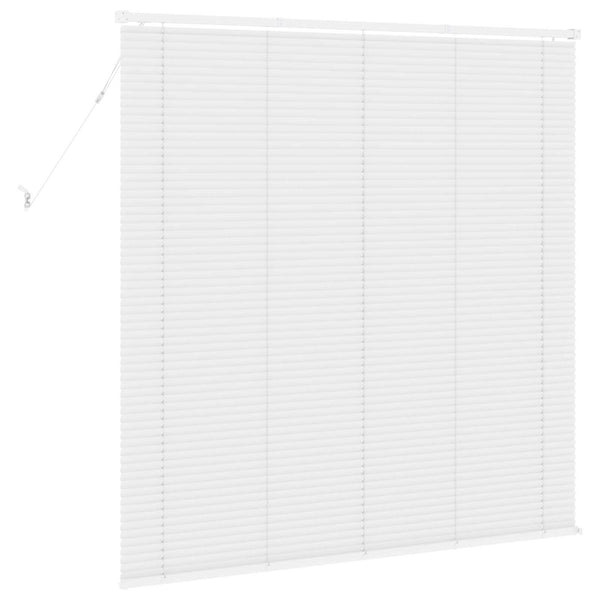 Weiße PVC Jalousie 150 x 130 cm