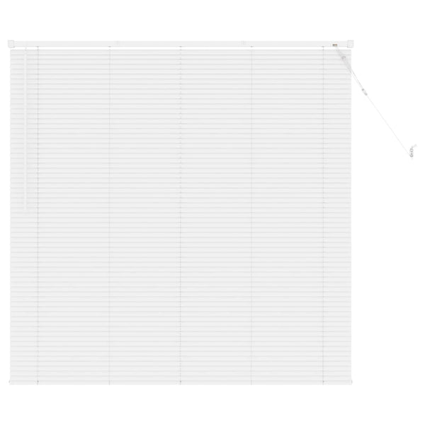 Weiße PVC Jalousie 150 x 130 cm