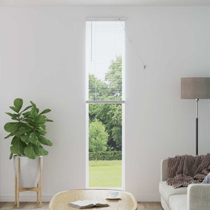 Weiße PVC Jalousie 213 x 60 cm