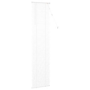 Weiße PVC Jalousie 213 x 60 cm