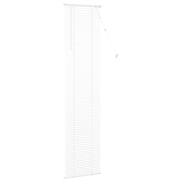 Weiße PVC Jalousie 213 x 60 cm