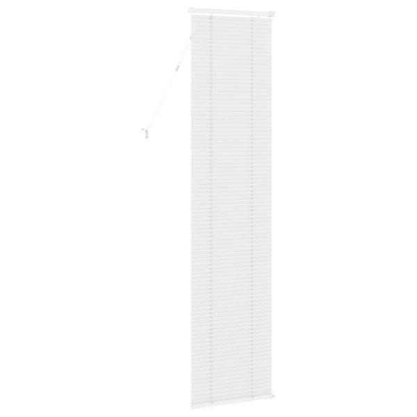 Weiße PVC Jalousie 213 x 60 cm