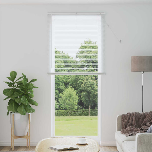 vidaXL Venetian Blind White 213 x 90 cm PVC