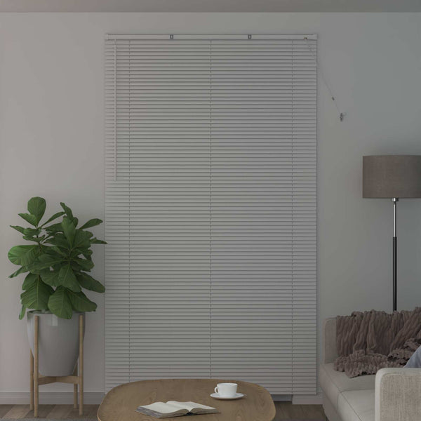 vidaXL Venetian Blind White 213 x 140 cm PVC