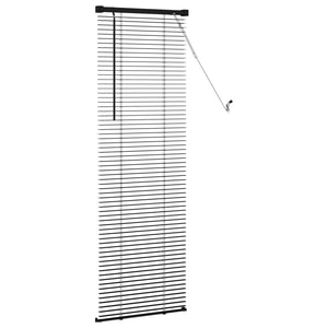 vidaXL Venetian Blind Black 150 x 60 cm PVC