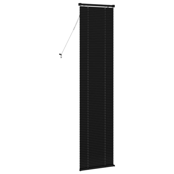 vidaXL Venetian Blind Black 213 x 50 cm PVC