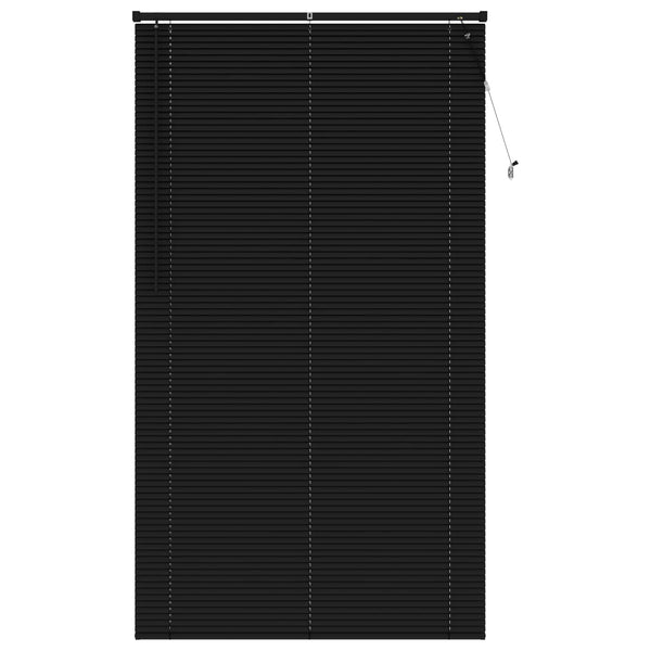 vidaXL Venetian Blind Black 213 x 120 cm PVC