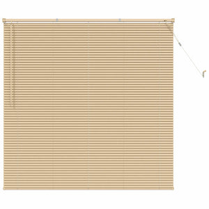 vidaXL Venetian Blind Light Brown with Pattern 150 x 140 cm PVC