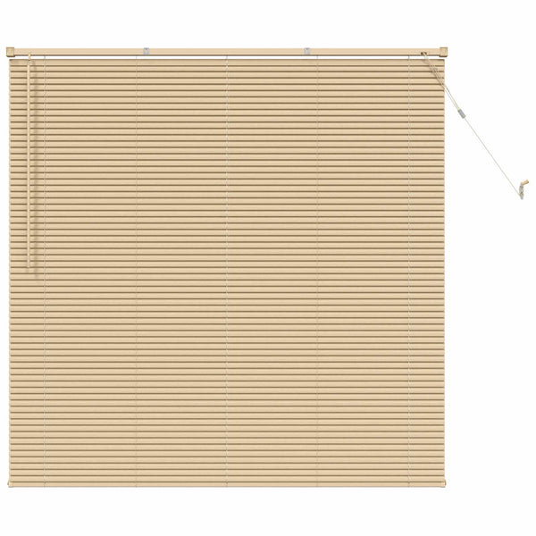 vidaXL Venetian Blind Light Brown with Pattern 150 x 160 cm PVC