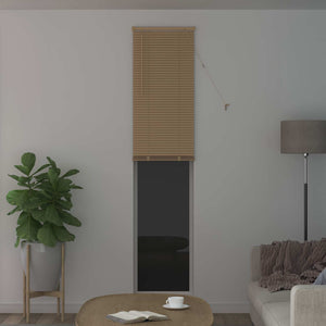 vidaXL Venetian Blind Light Brown with Pattern 213 x 40 cm PVC