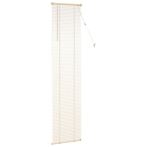 vidaXL Venetian Blind Light Brown with Pattern 213 x 40 cm PVC