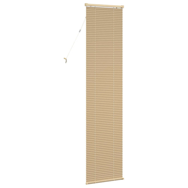 vidaXL Venetian Blind Light Brown with Pattern 213 x 40 cm PVC