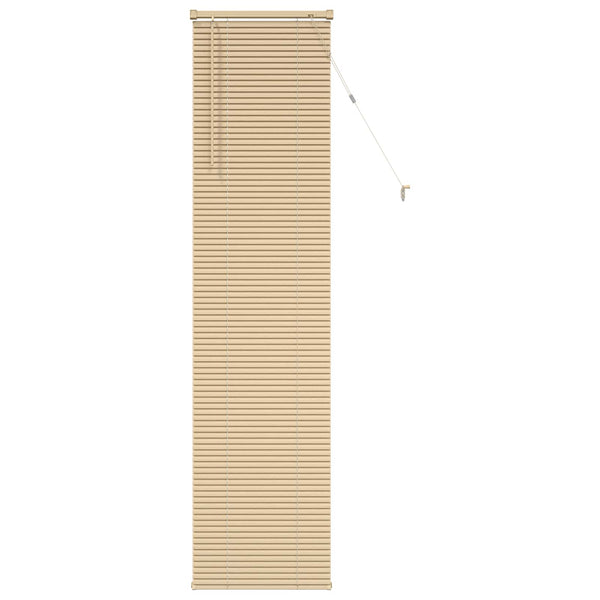 vidaXL Venetian Blind Light Brown with Pattern 213 x 40 cm PVC