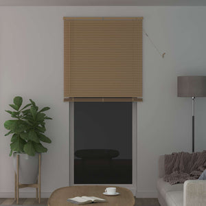 vidaXL Venetian Blind Light Brown with Pattern 213 x 70 cm PVC