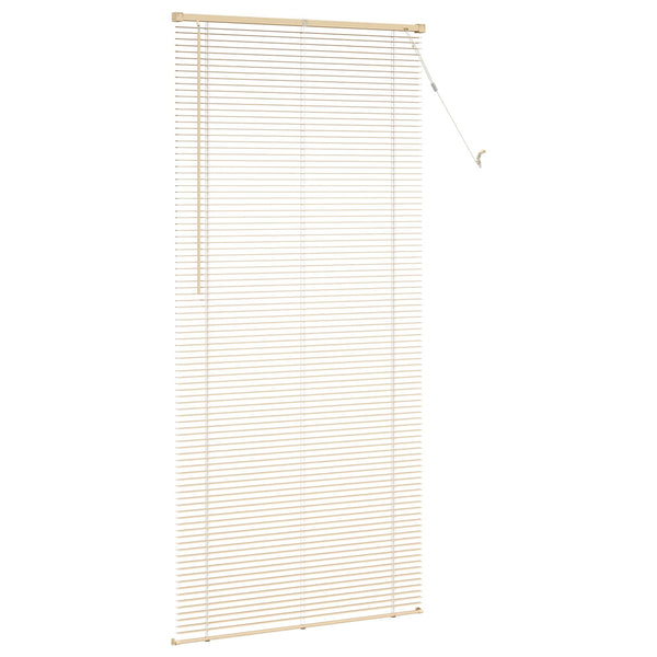 vidaXL Venetian Blind Light Brown with Pattern 213 x 70 cm PVC