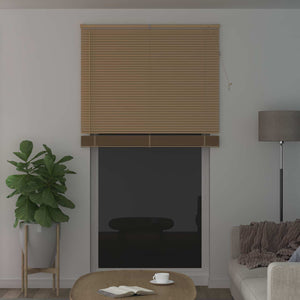 vidaXL Venetian Blind Light Brown with Pattern 213 x 120 cm PVC