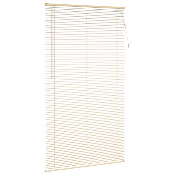 vidaXL Venetian Blind Light Brown with Pattern 213 x 120 cm PVC
