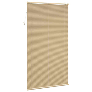 vidaXL Venetian Blind Light Brown with Pattern 213 x 120 cm PVC