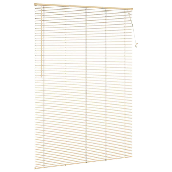 vidaXL Venetian Blind Light Brown with Pattern 213 x 140 cm PVC